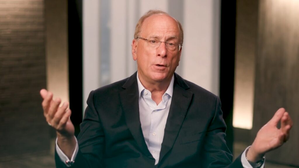 Fotografía de Larry Fink, CEO de BlackRock.