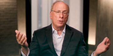 Fotografía de Larry Fink, CEO de BlackRock.