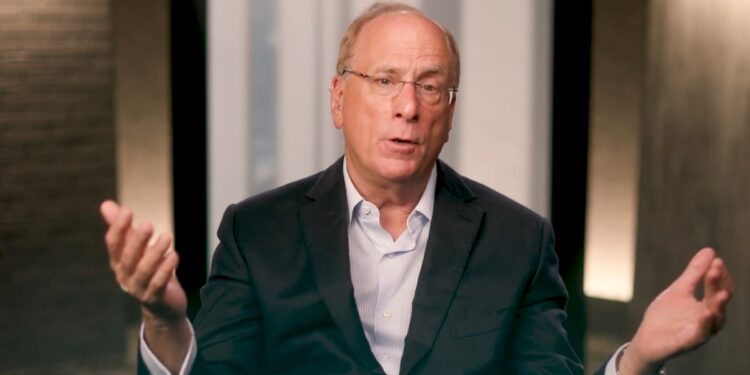 Fotografía de Larry Fink, CEO de BlackRock.