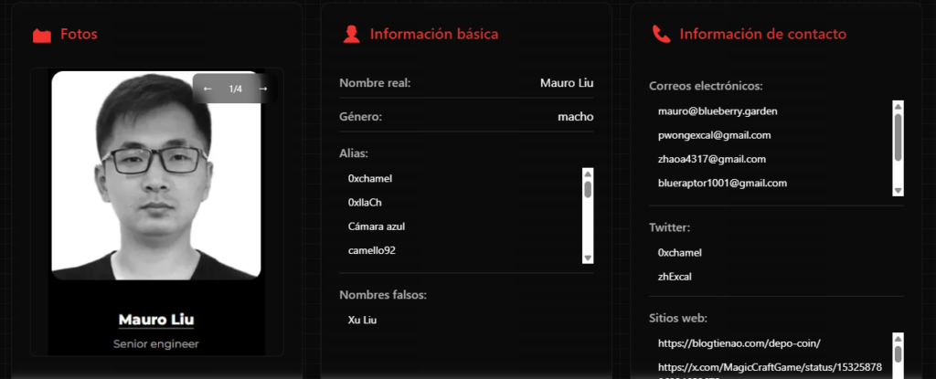 Datos de un hacker vinculado a Corea del Norte.
