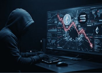 hacker entrando a las redes de Solana y Ethereum.