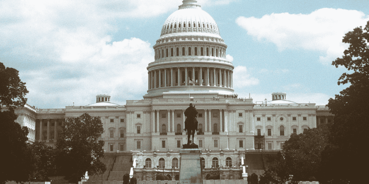 Edificio del Capitolio de Estados Unidos, sede del Poder Legislativo.
