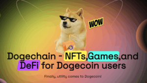 Captura de pantalla del sitio web de Dogechain.