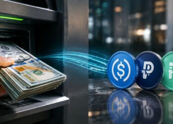La empresa establece un puente entre las finanzas tradicionales y las criptomonedas. Fuente: imagen generada por CriptoNoticias mediante la inteligencia artificial de ChatGPT.