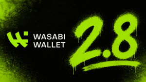 Logo de Wasabi Wallet y la inscripción 2.8