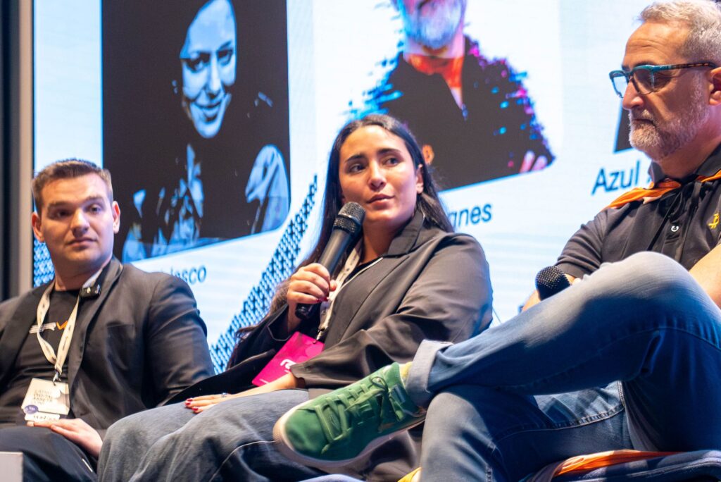 Conferencia durante el evento Latam Digital Assets Conf en Buenos Aires.