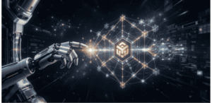 BNB Chain y mano robótica