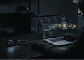 un hacker robando bitcoins.