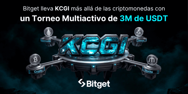 Promocional de Bitget, anunciando su Torneo de trading King's Cup Global Invitational 2026, por un valor de 3 millones de USDT