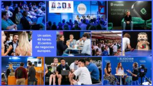 Fotos de ediciones anteriores del European Blockchain Convention, para la edición 2026