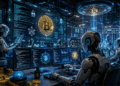 Robots de IA revisando código de proyectos de Bitcoin.