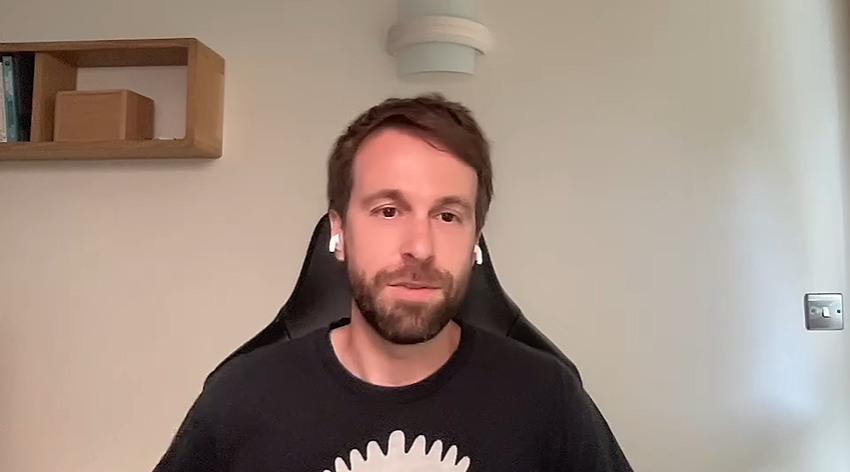 Justin Drake, desarrollador de Ethereum, durante una entrevista.