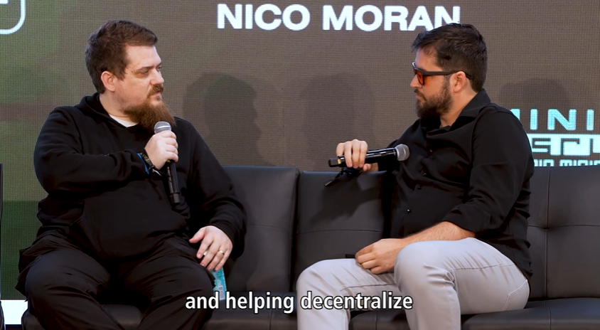 El desarrollador bitcoiner Luke Dashjr durante una entrevista.