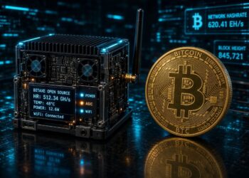 Un mini ASIC para minar BTC.