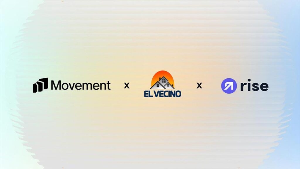 Promocional de la alianza Movement, El Vecino, Rise. Que ponen en marcha un servicio que permitirá mantener el dinero en dólares digitales y enviarlo a México en segundos por WhatsApp.