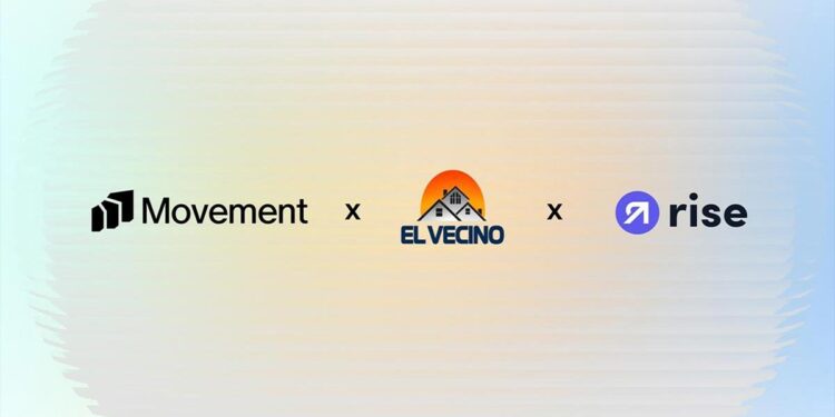 Promocional de la alianza Movement, El Vecino, Rise. Que ponen en marcha un servicio que permitirá mantener el dinero en dólares digitales y enviarlo a México en segundos por WhatsApp.