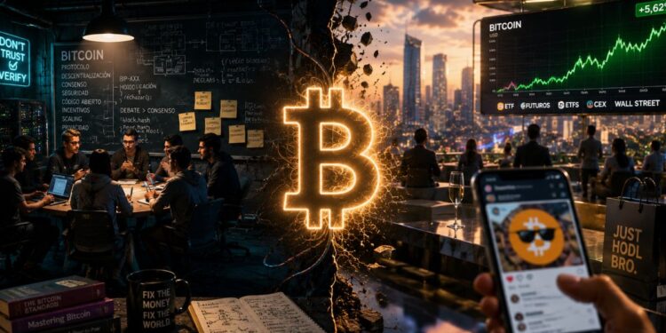 Dos bitcoin conviven en el imaginario: protocolo y activo financiero.