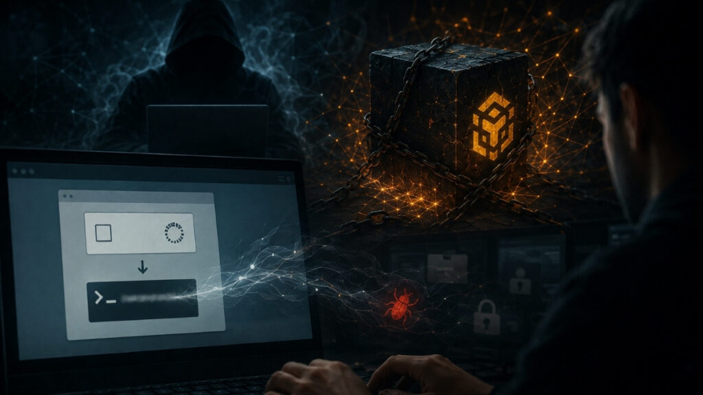 El ataque puede robar contraseñas y wallets de criptomonedas. Fuente: ChatGPT.