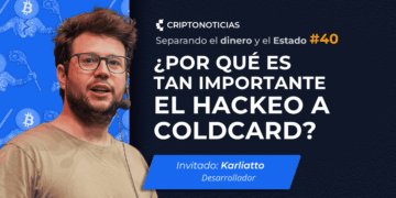 Karliatto explicó las consecuencias del hackeo a ColdCard.