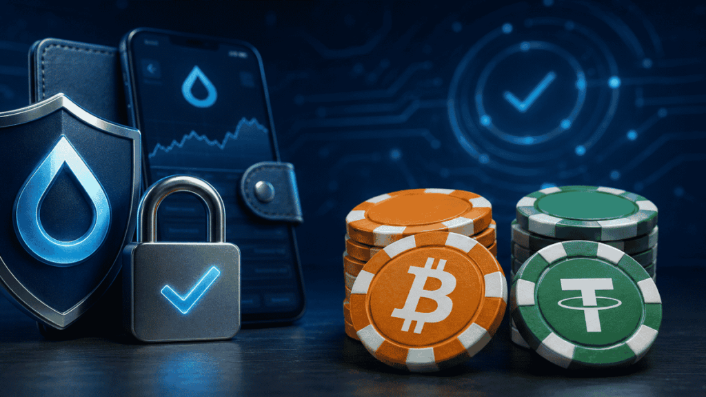 Imagen simbólica representativa del error solucionado por Aqua Wallet.