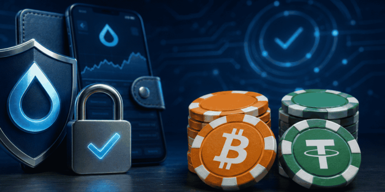 Imagen simbólica representativa del error solucionado por Aqua Wallet.