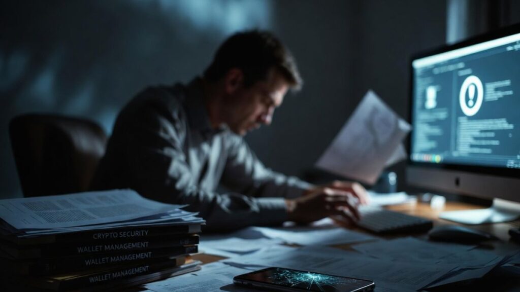 El cuidado de la salud mental es fundamental ante una catástrofe como la de Coldcard. Imagen: CriptoNoticias/Grok