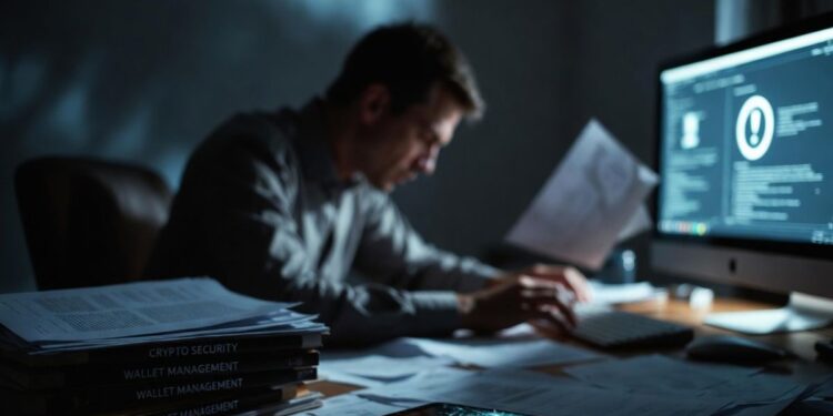 El cuidado de la salud mental es fundamental ante una catástrofe como la de Coldcard. Imagen: CriptoNoticias/Grok