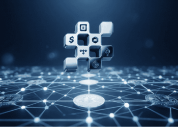 Logo de Block sobre la red de Bitcoin.