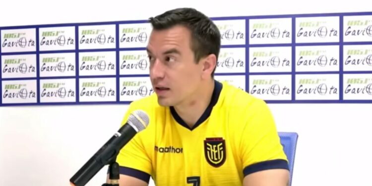 Daniel Noboa, presidente de Ecuador.