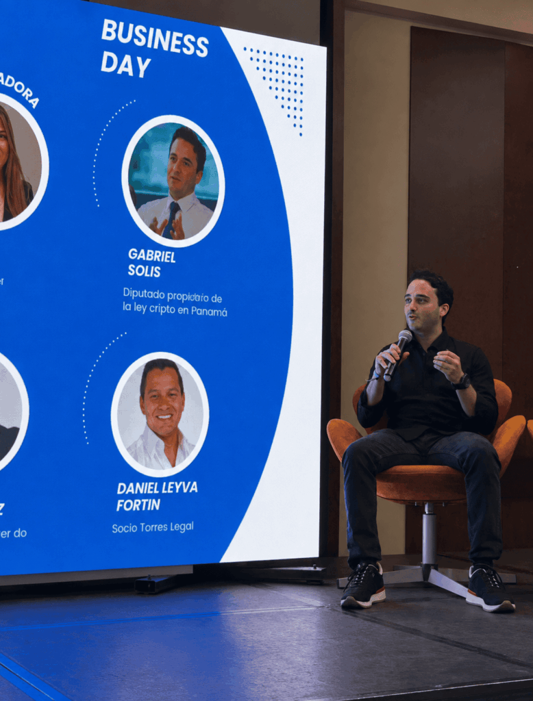 diputado Gabriel Solis en Cripto Latin Fest