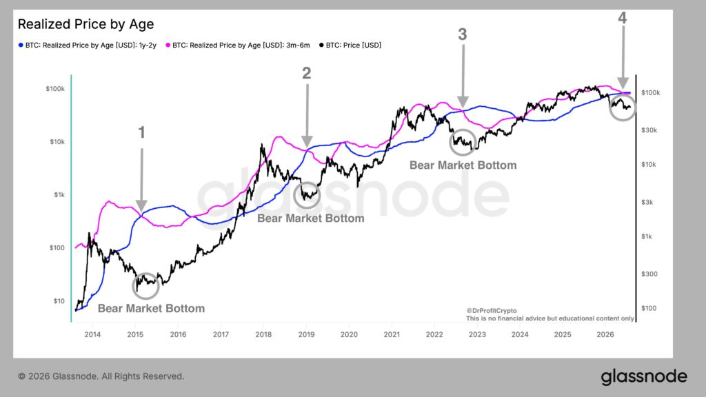 Gráfico del indicador de precio realizado por edad