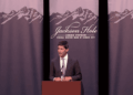 Kevin Warsh durante el discurso de Jackson Hole en 2026.