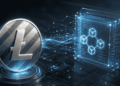 Imagen conceptual que ilustra la incorporación de contratos inteligentes en Litecoin.