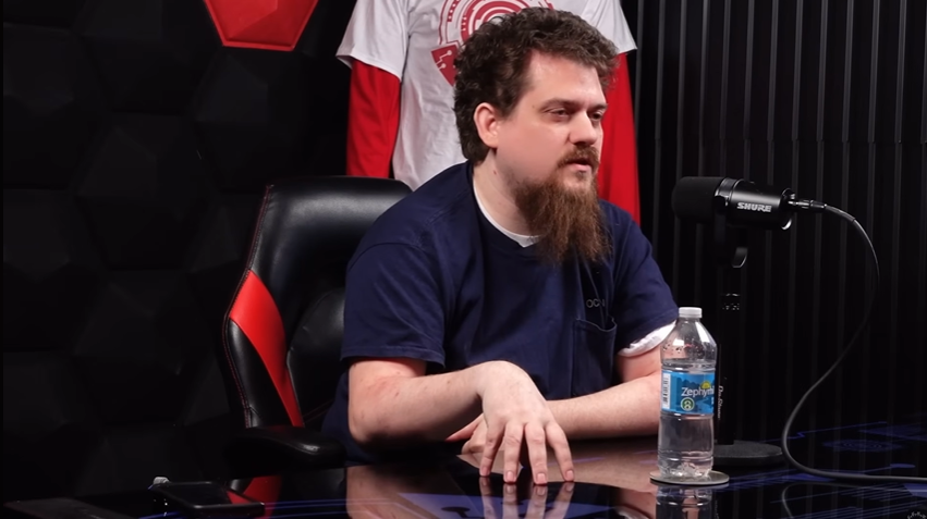 El desarrollador bitcoiner Luke Dashjr durante una entrevista.