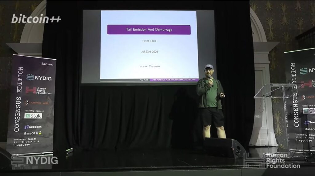 Peter Todd, desarrollador de Bitcoin.