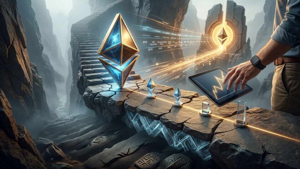 ETH subiendo una escalera