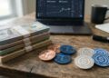 Stablecoins USDT y USDC con dólares en efectivo.