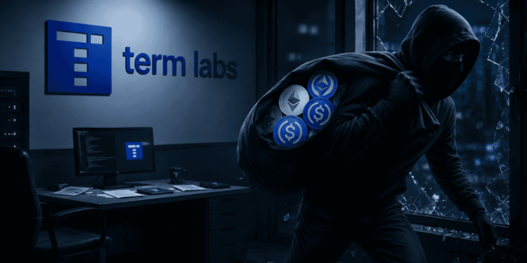 Ladrón robando USDC y ETH de Term Labs.