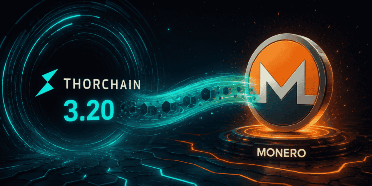 Imagen conceptual que representa el soporte para monero de THORChain.
