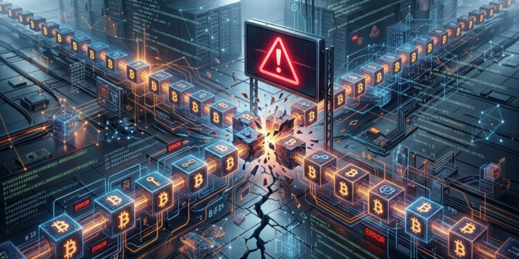 Una bifurcación de la red Bitcoin.