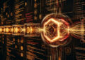 La cadena de bloques Bitcoin procesando transacciones.