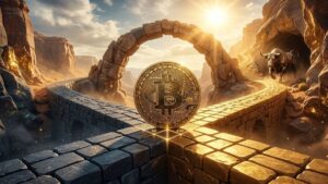 El precio de bitcoin está cerca de un indicador técnico importante: la cruz dorada. Imagen: CriptoNoticias/Gemini.
