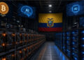 Un centro de datos con cómputo para la minería de Bitcoin y para la IA.