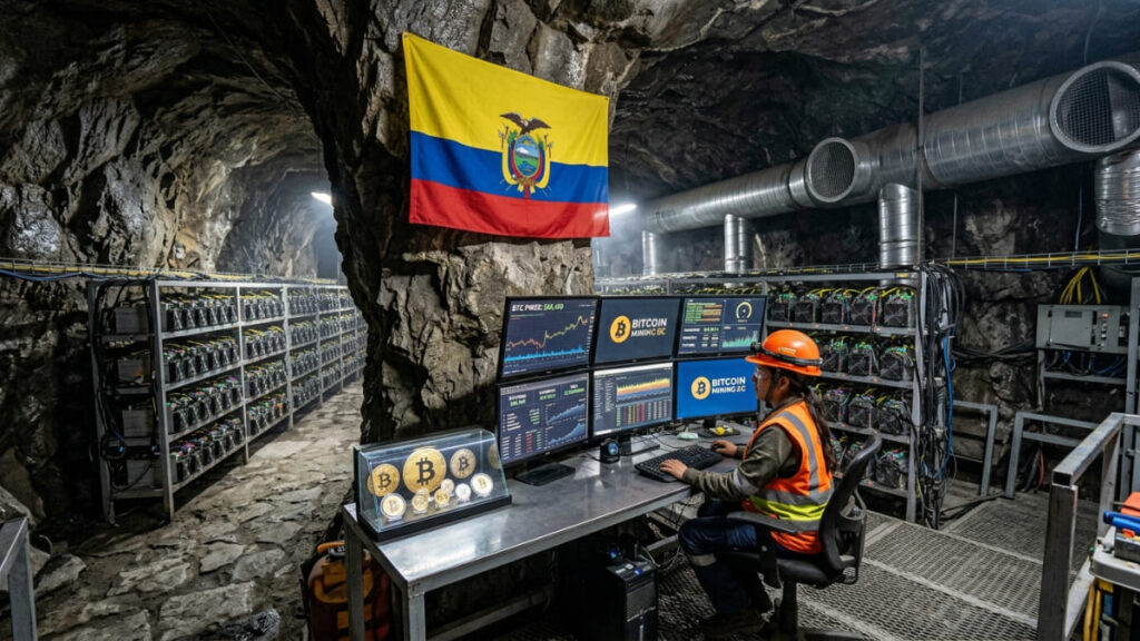 Mineria de Bitcoin en Ecuador.