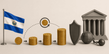 El Salvador acumula bitcoins de forma constante mientras enfrenta presión y restricciones financieras internacionales.