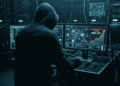 Un hacker dejando un malware en una red de criptomonedas.