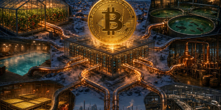 Un centro de minería de Bitcoin.