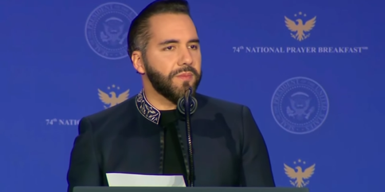 Nayib Bukele, presidente de El Salvador.