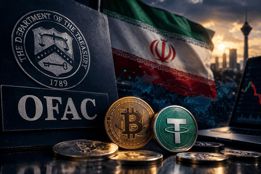 Bitcoin y USDT frente a sanciones de Estados Unidos e Irán.