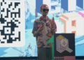 Vitalik Buterin durante una conferencia en Buenos Aires.